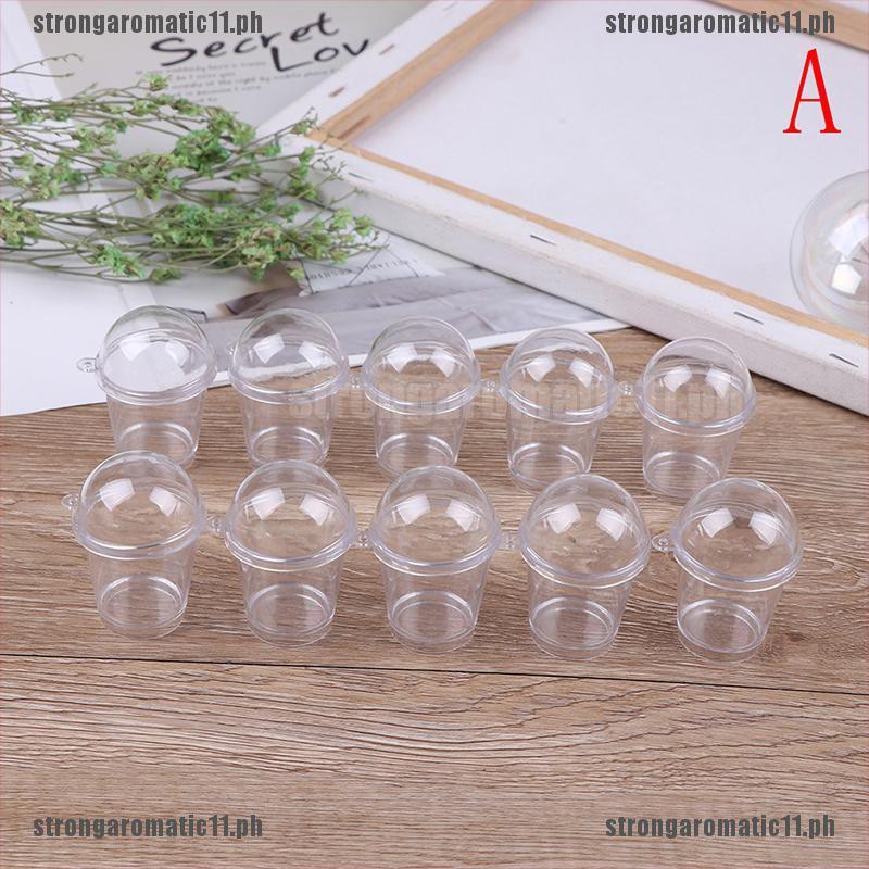 15pcs//Set Mini Transparent Drink Cups Dish Plate Tableware Miniatures H AL