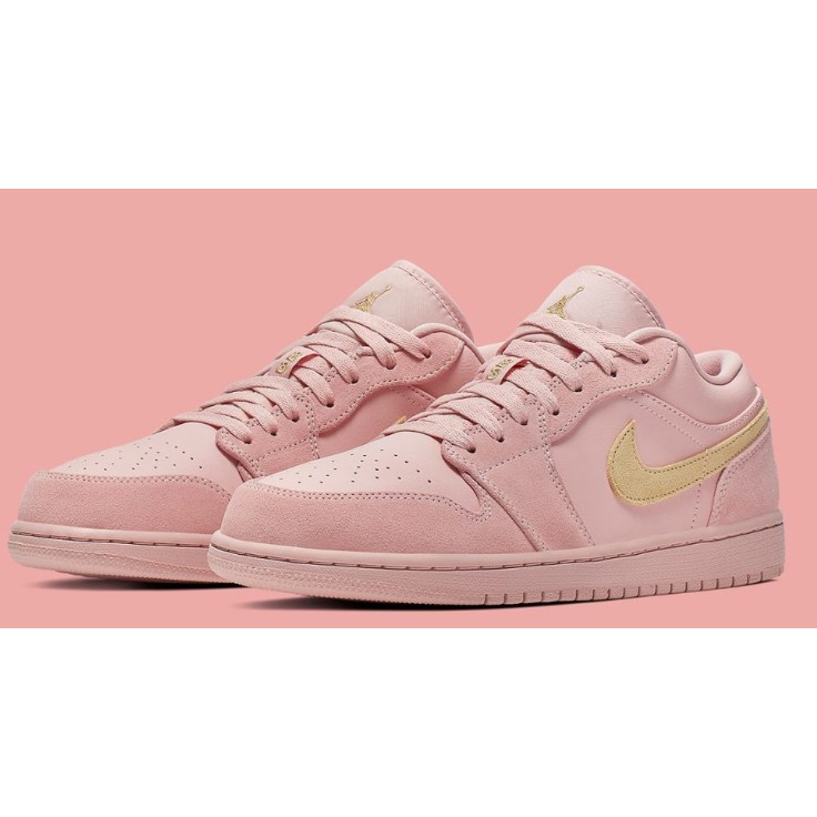 jordan 1 low coral gold