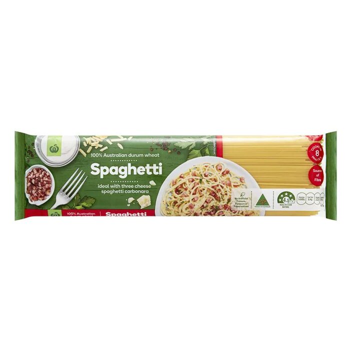 Woolworth's Spaghetti Drum Wheat 500g {Made in Australia} Shopee Philippines