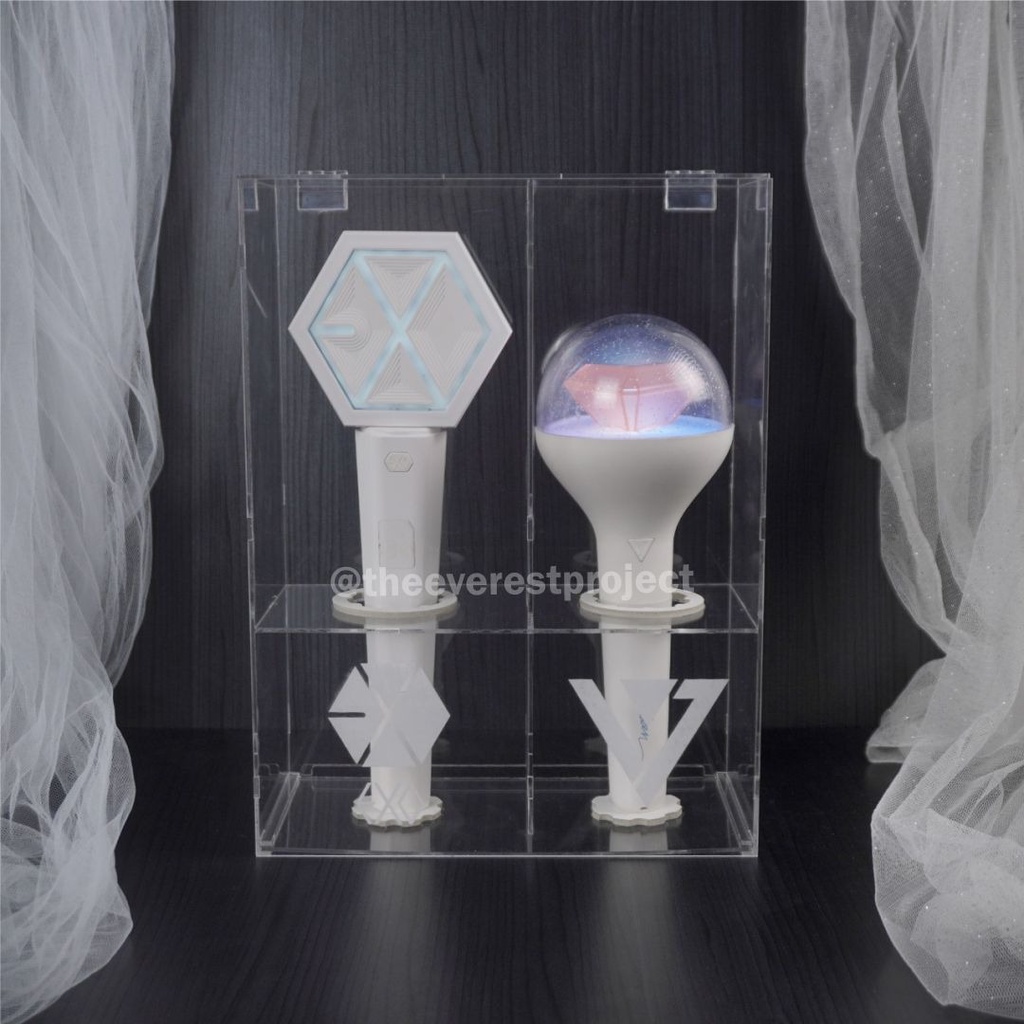 Exo Lightstick Version 3 x Seventeen Lightstick / EXO Lightstick Box Version 3 x Seventeen