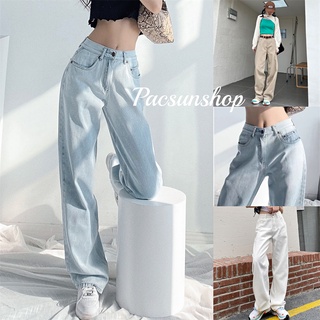 BOYFRIENDJEANS BlackPink High-Waist Mom Jeans Wide-Leg Pants  TikTok for Women Loose Pants