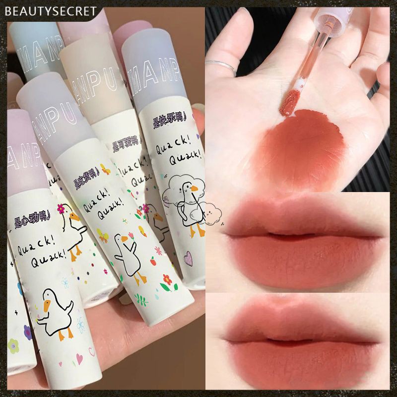 Stock DAIMANPU Cute Duck Lip Mud Creamy Matte Long Lasting Natural Tint ...