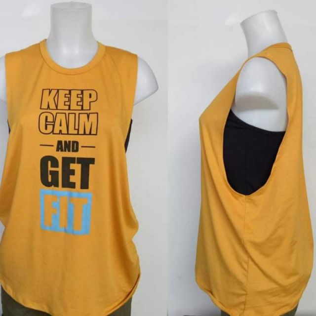 Muscle Tee || Workout Sando || Sexy Zumba Top || Gym Sando | Shopee ...