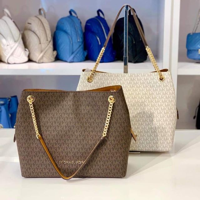 Michael Kors Jet Set Item Large Chain Shoulder Tote | Shopee Philippines