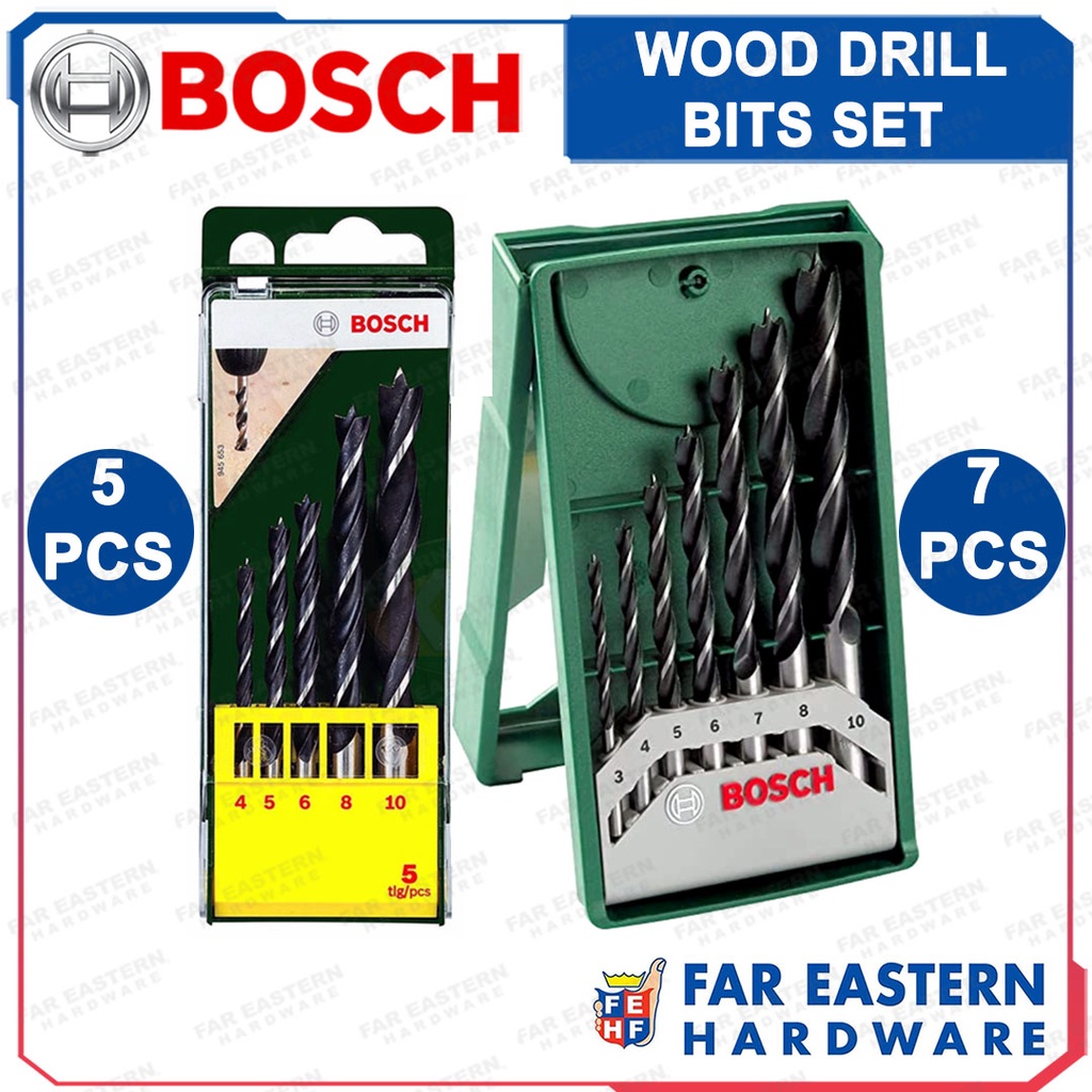 BOSCH Wood Drill Bits Set RBAC Shopee Philippines