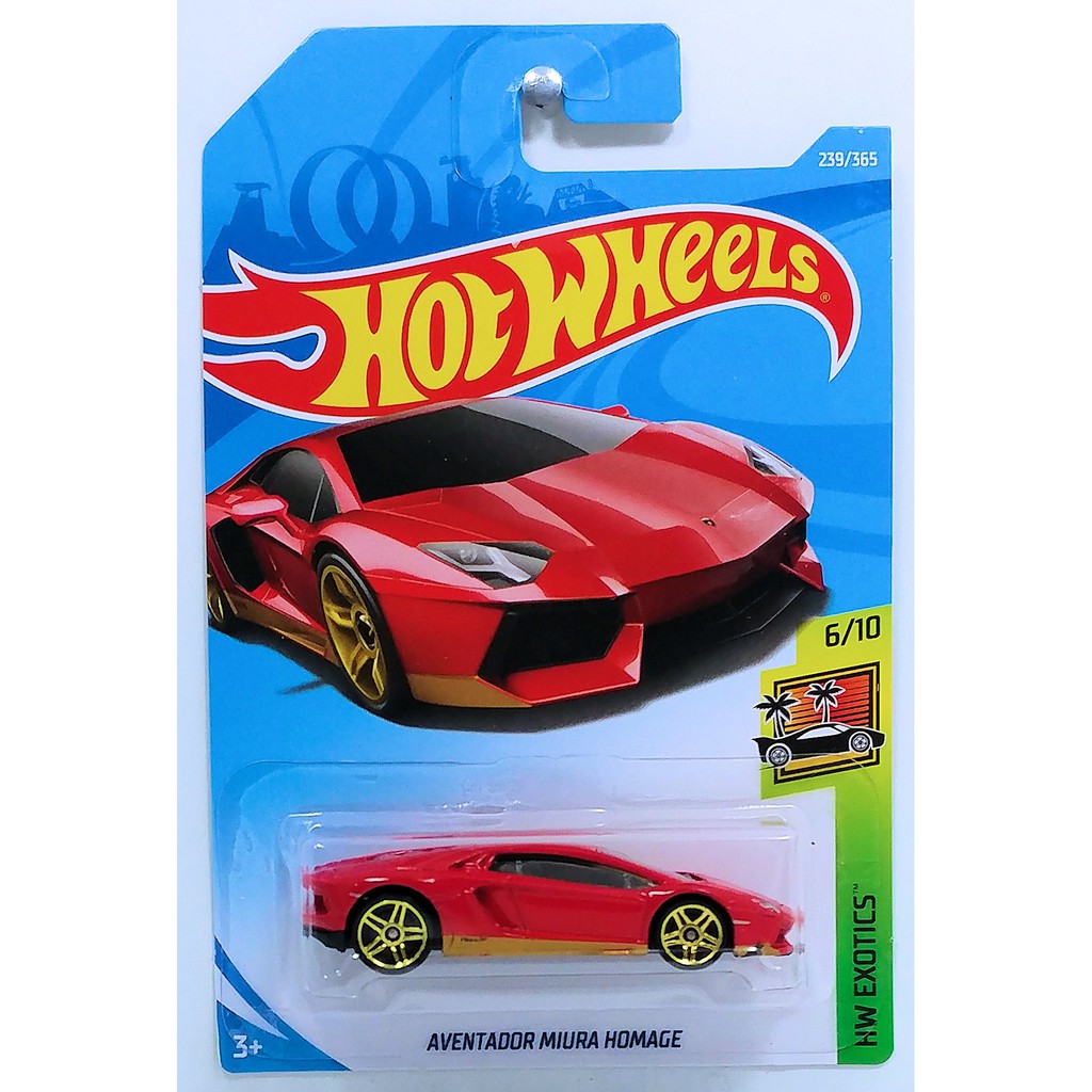 hot wheels aventador miura homage