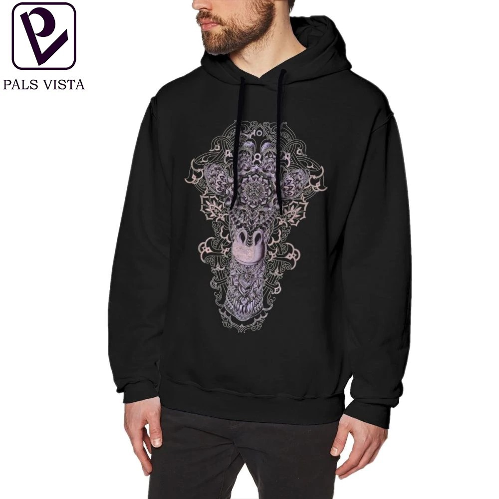 black hoodie cotton