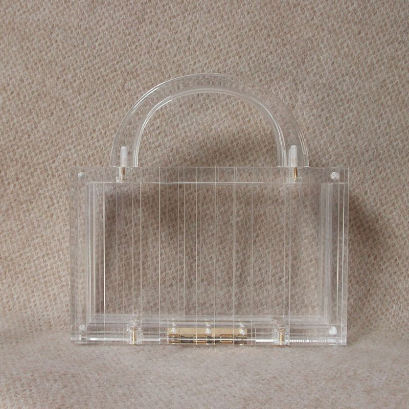 acrylic bridal clutch