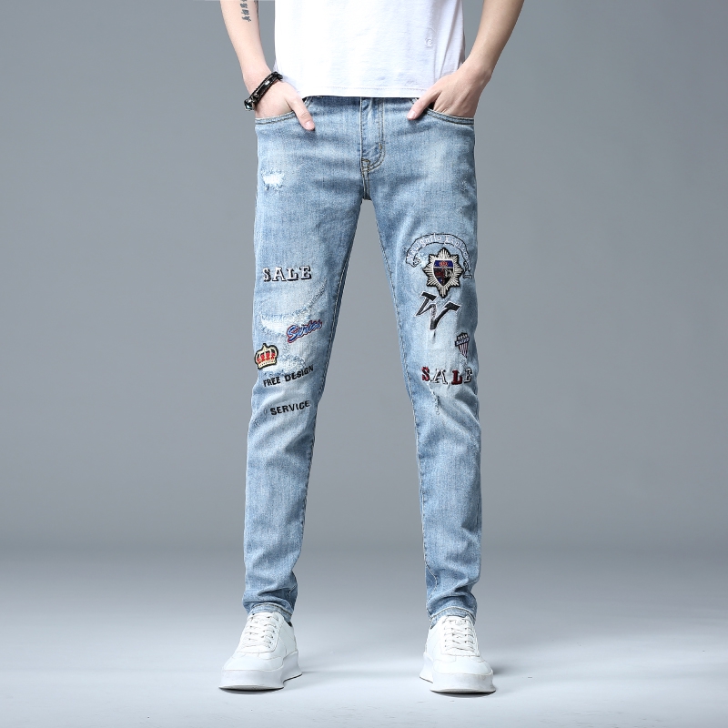 embroidered jeans for sale