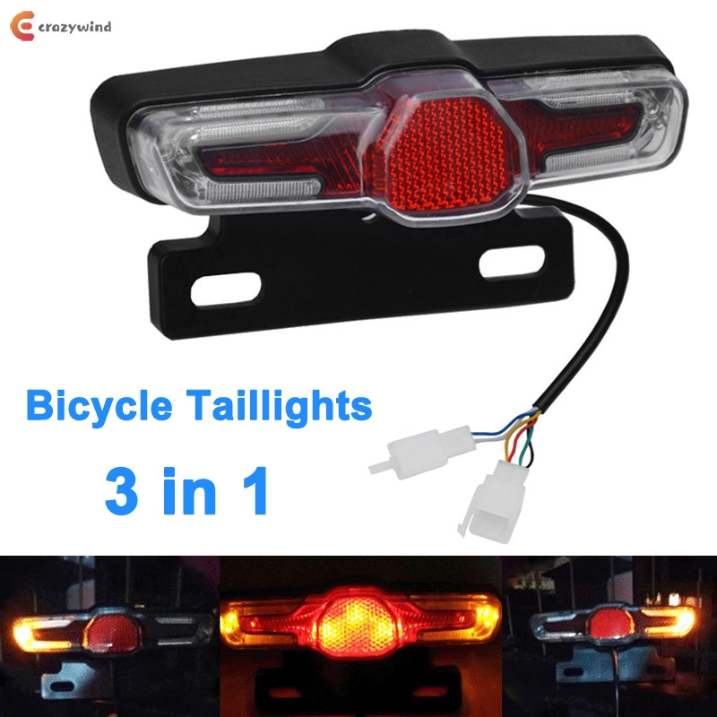 bike tail light with indicator