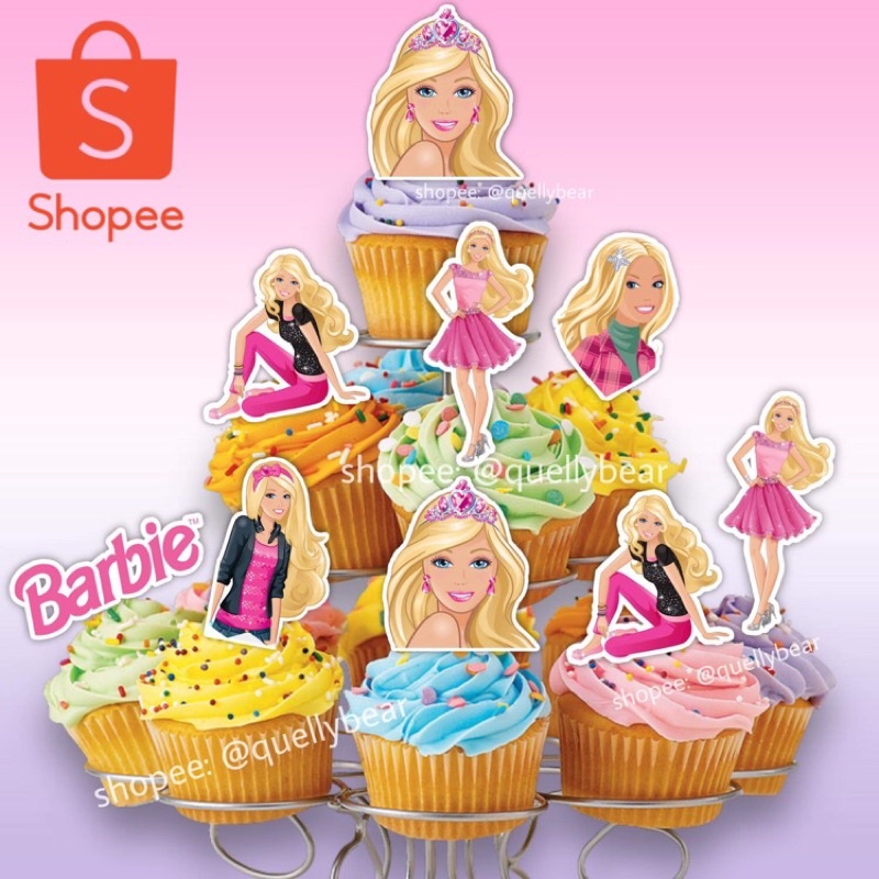 Barbie Cupcake Topper Shopee Philippines