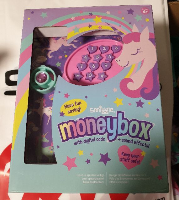Smiggle Digi Code Moneybox Safebox Philipes