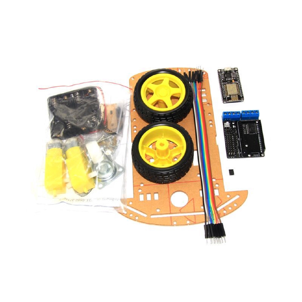 2WD ESP8266 NodeMCU + L293D Motor + Chassis WiFi Smart Car