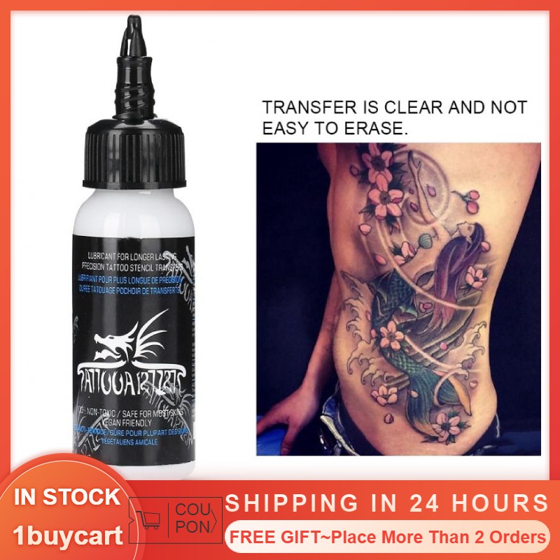 [1BUY]Professional Tattoo Transfer Gel Stencil Primer Stuff Cream