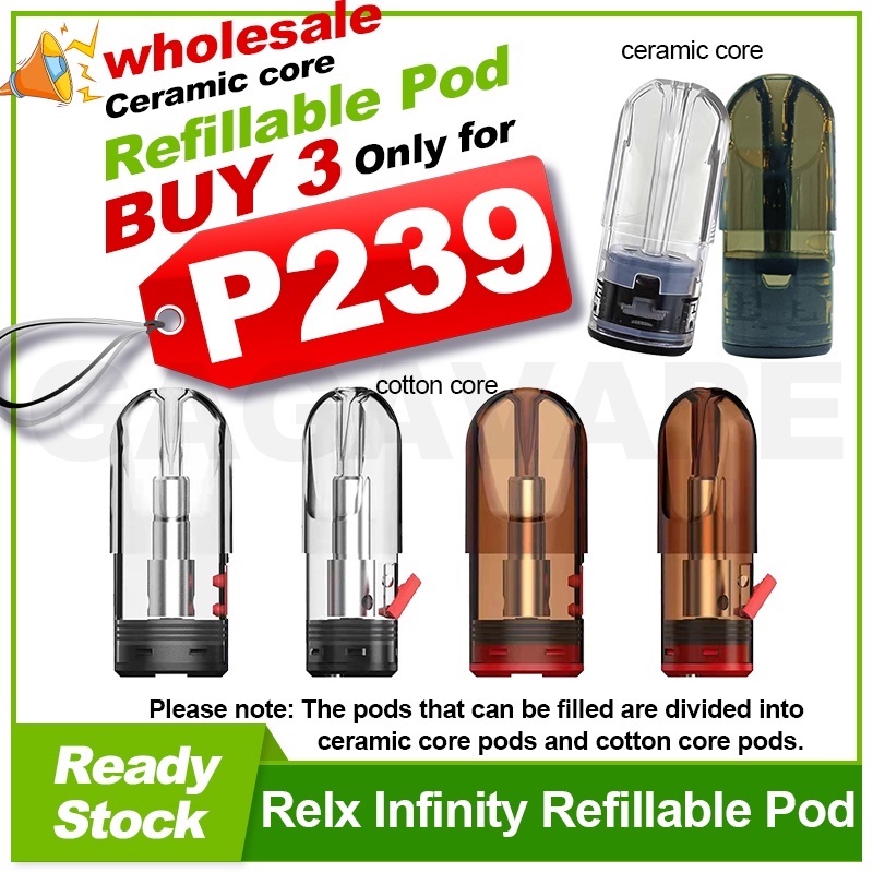 RELX Infinity Refillable Empty Pod / RELX Phantom / Relx Essential Pod