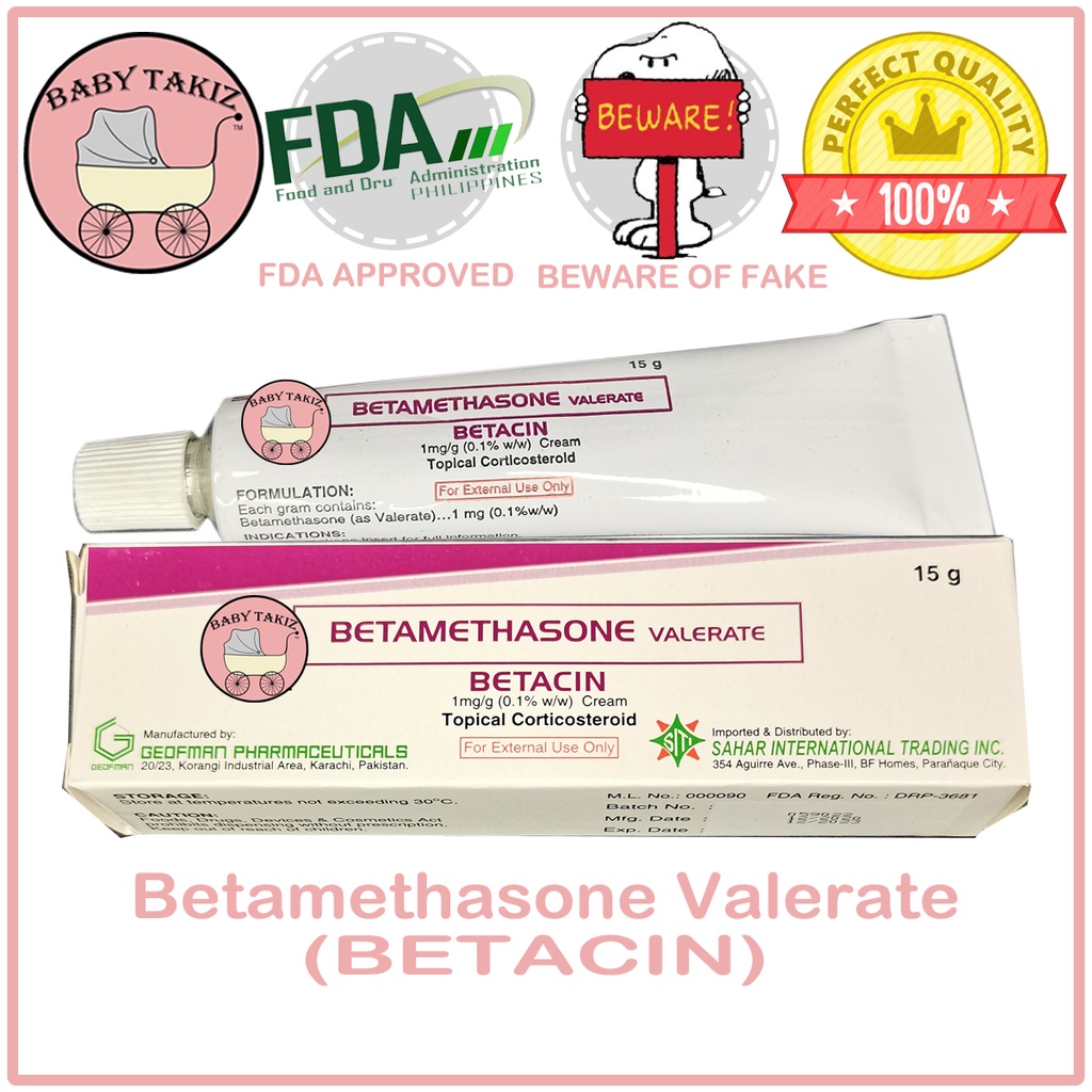 Betamethasone skin cream 15g (betacin)