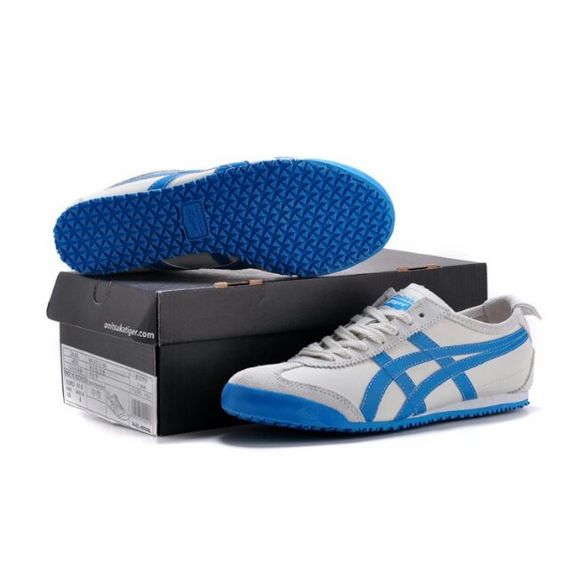 asics mexico 66 white blue