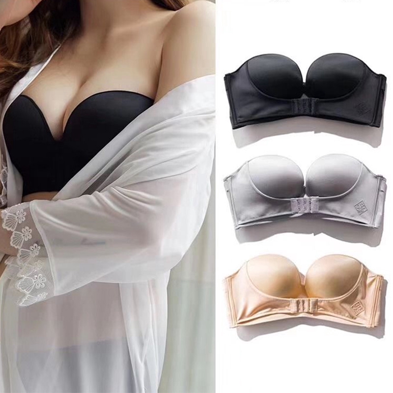 super push up strapless bra