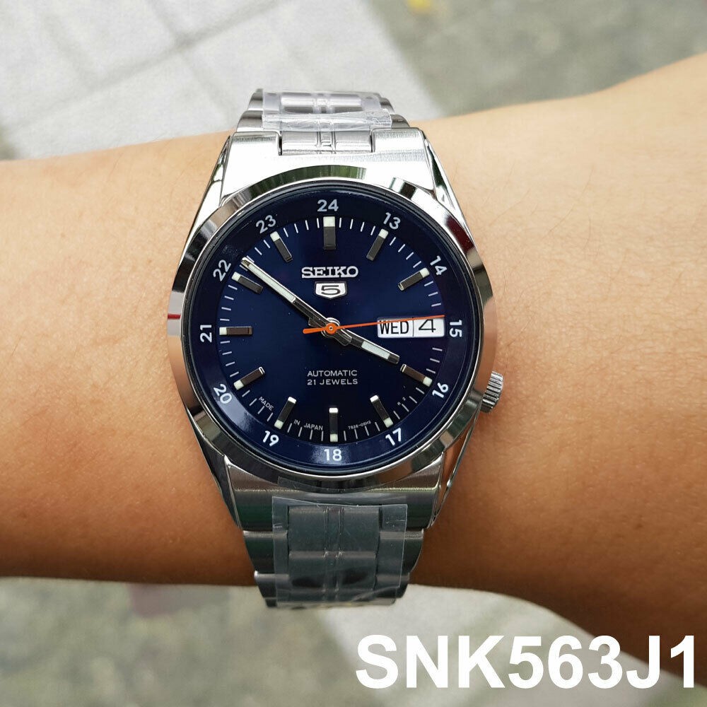 Seiko SNK563 Men's Stainless Steel Automatic Watch SNK563J1 | Shopee  Philippines