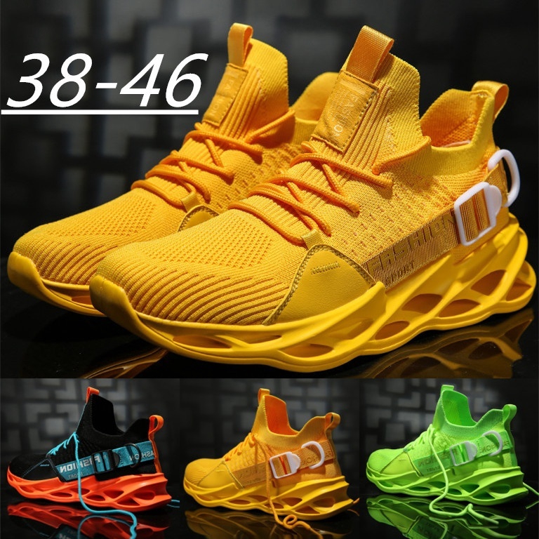 men's casual shoes male breathable light knitted sports casual sneaker