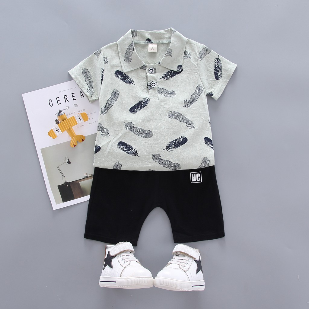 Baby boy clothes boy terno kid's suit children's casual and versatile ...