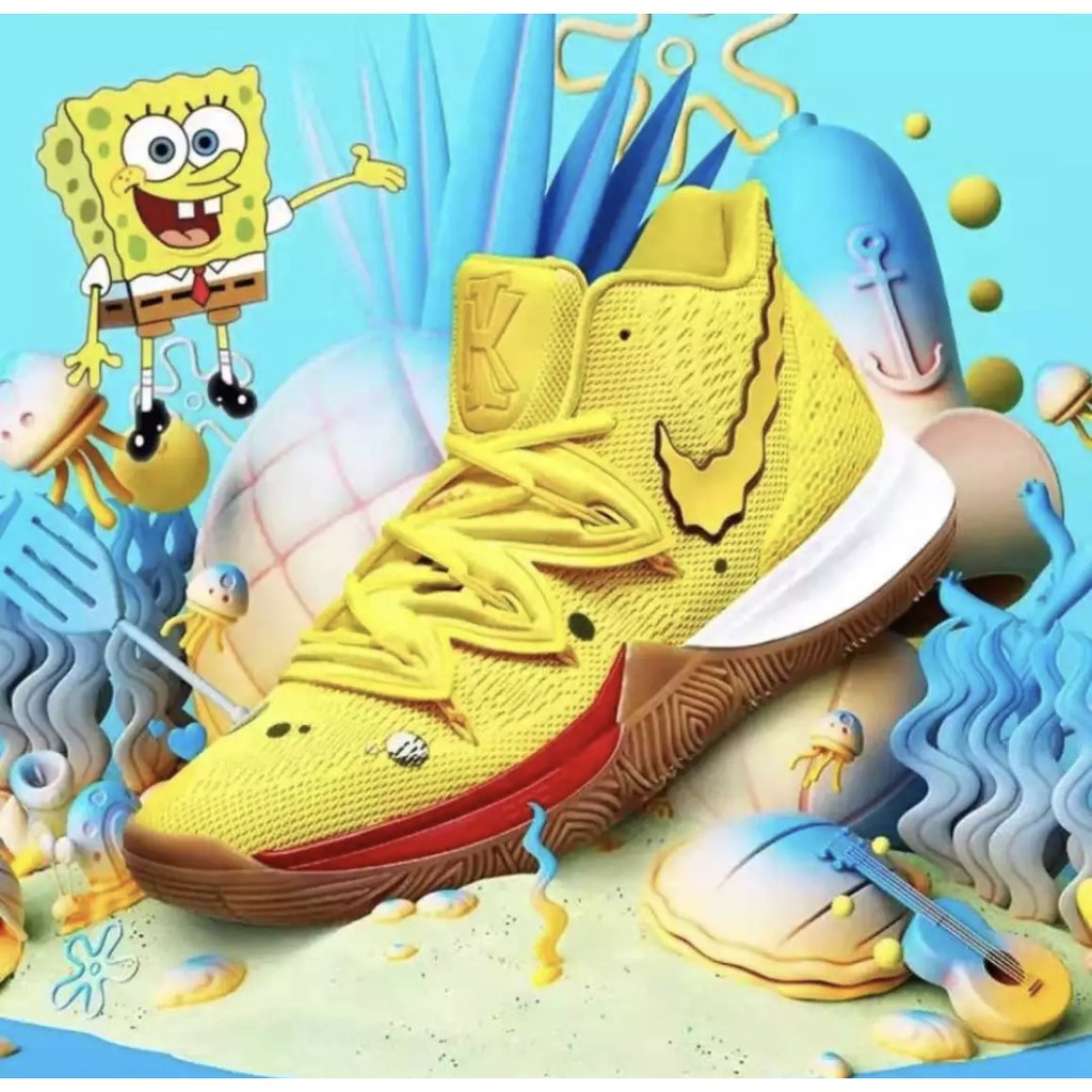 yellow spongebob sneakers