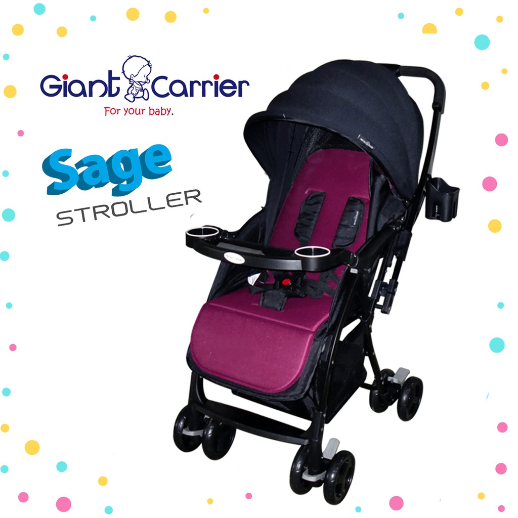 giant carrier stroller pink