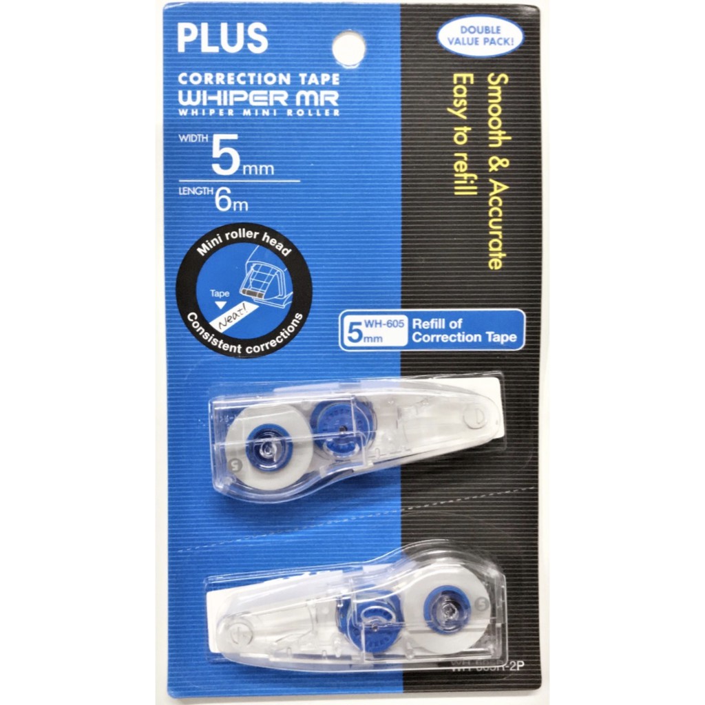 Plus Correction Tape Refill only 2’s Shopee Philippines