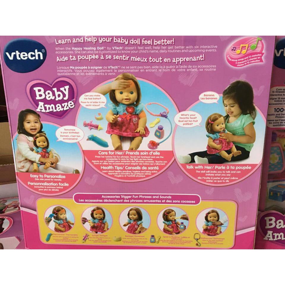vtech baby amaze happy healing doll
