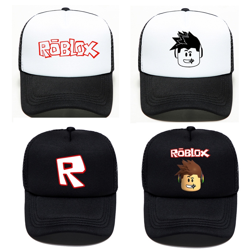 Roblox Game Baseball Cap Cartoon Sunscreen Duck Tongue Cap - product design font hat roblox shirt texture transparent