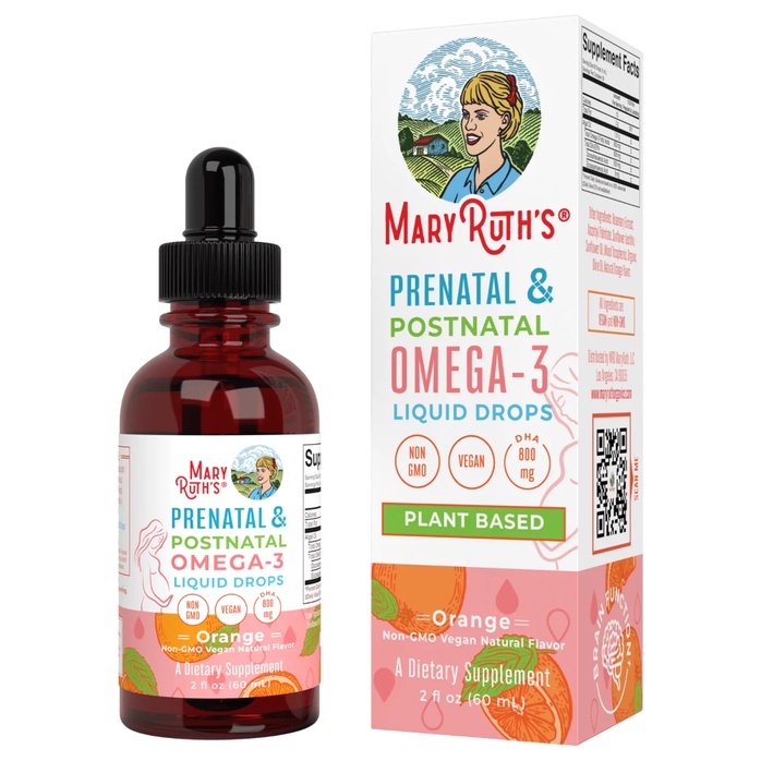 Mary Ruth Organics Prenatal & Postnatal Omega3 Liquid Drops (2 oz
