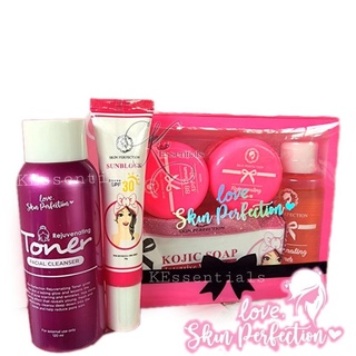 SKIN PERFECTION REJUVENATING SET /REJUV TONER /SUNBLOCK