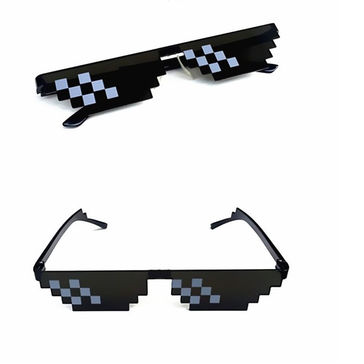 Cod Game Minecraft Goggles Glasses Thug Life 8 Bit Mlg Pixelated Sunglasses Minecraft Players Halloween Shopee Philippines