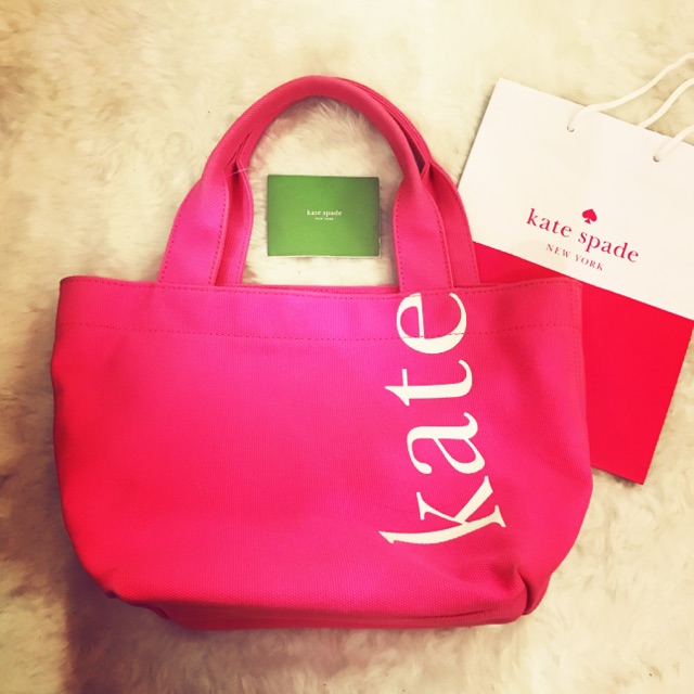 kate spade canvas tote