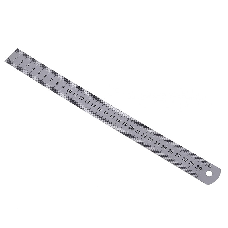 Stainless Steel Ruler Measure Metric Function 30cm 12inch Shopee