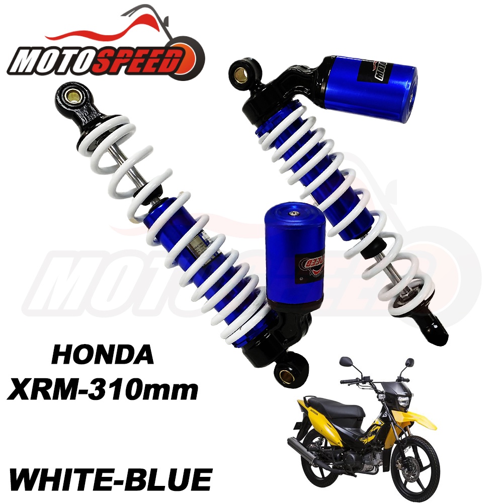 1 Pair Rear Dual Shock With Gas Tank 310mm For Raider 150 Tmx Wave Xrm ...