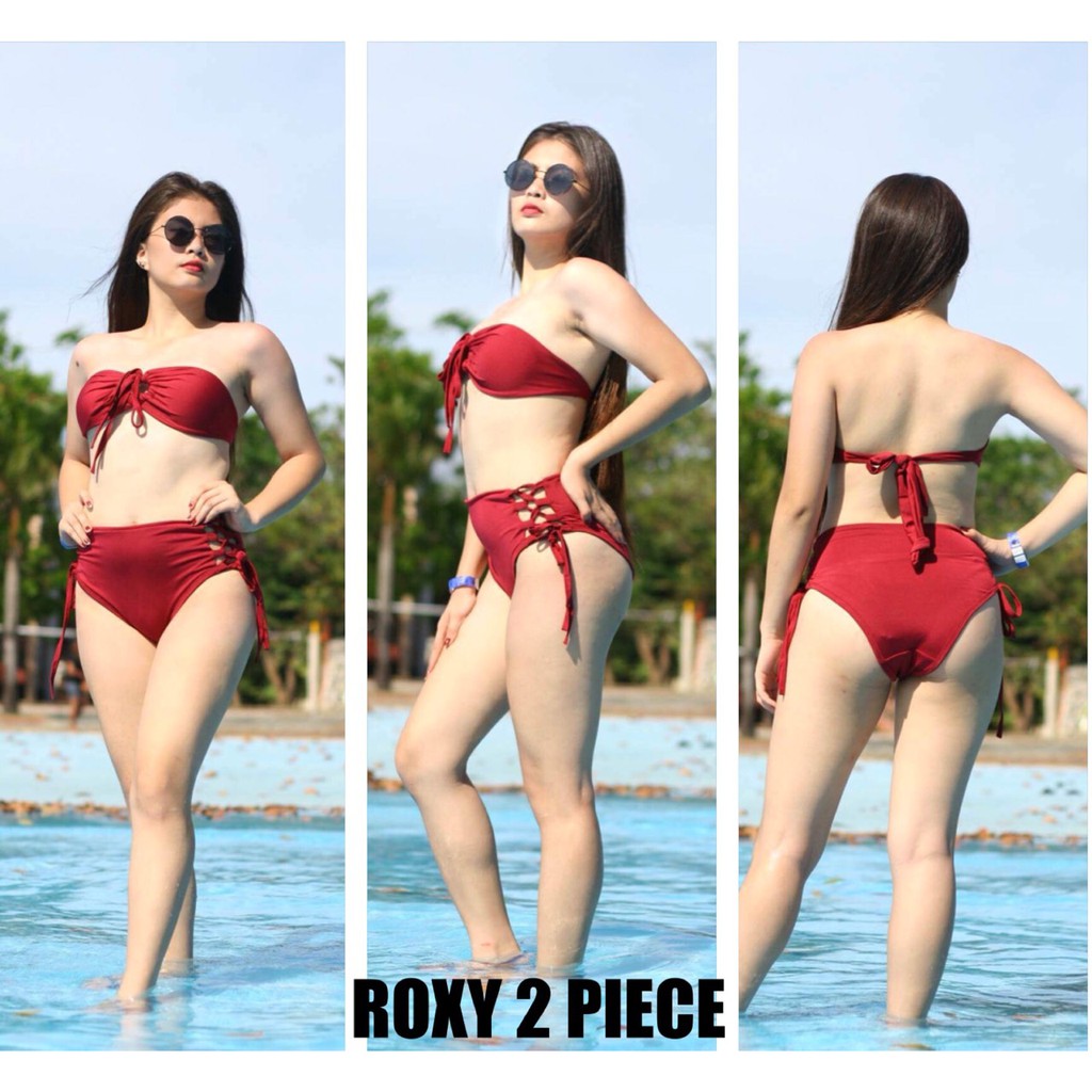 two piece swimsuit shopee