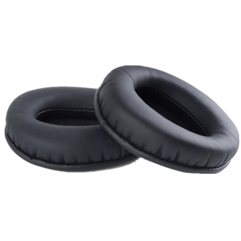 90mm 2PCS Black Cover Ear Pads Headset Parts Headphone Soft Replacement Earbuds