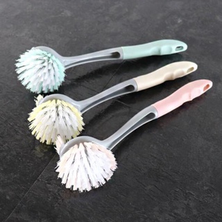 Kitchen Durable Bowl Plate Long Handle Brush Decontamination Dishwashing Brush Cleaning Tool #2