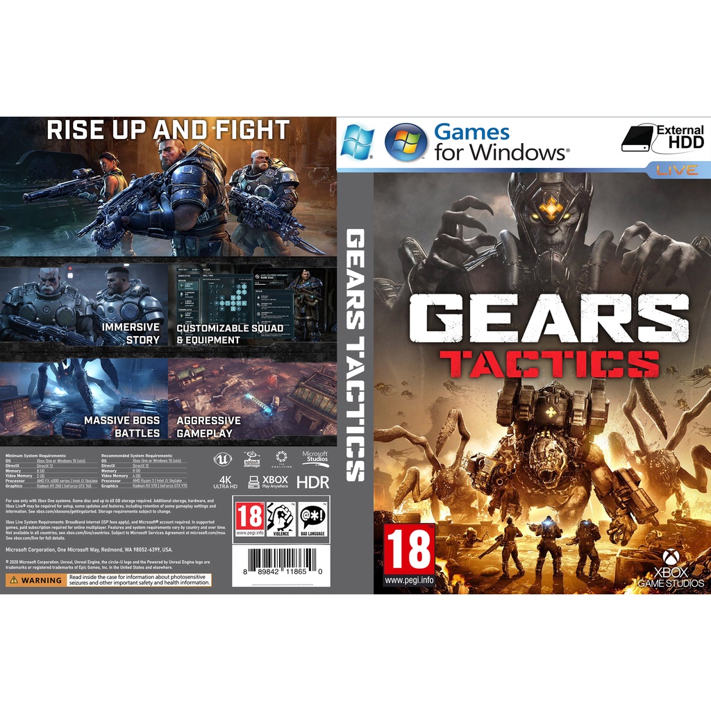 Gears Tactics PC GAME Offline [Pendrive INSTALLATION] Qp6E Shopee