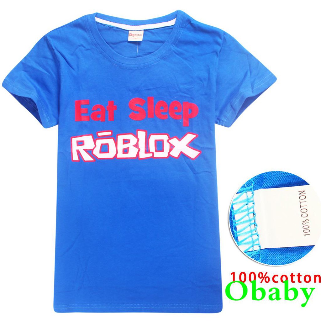 Cotton Roblox 6 14 Years Old Dgfstm Children S T Shirt Big Shopee Philippines - roblox gender neutral