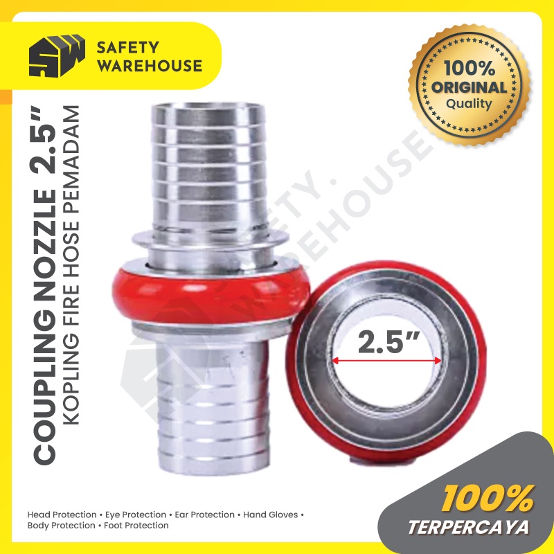 Coupling Nozzle Aluminum 2.5 inch Machino Clutch Hose Extinguisher