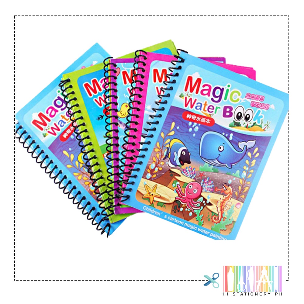 Magic Water Reusable Coloring Painting Drawing Book Reusable Coloring