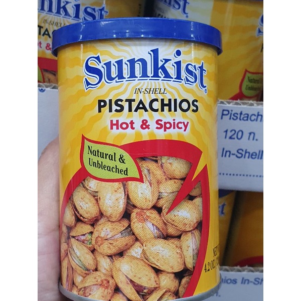SALE!! Sunkist pistachios 120g (hot spicy) BBDATE DEC 7 2021 Shopee