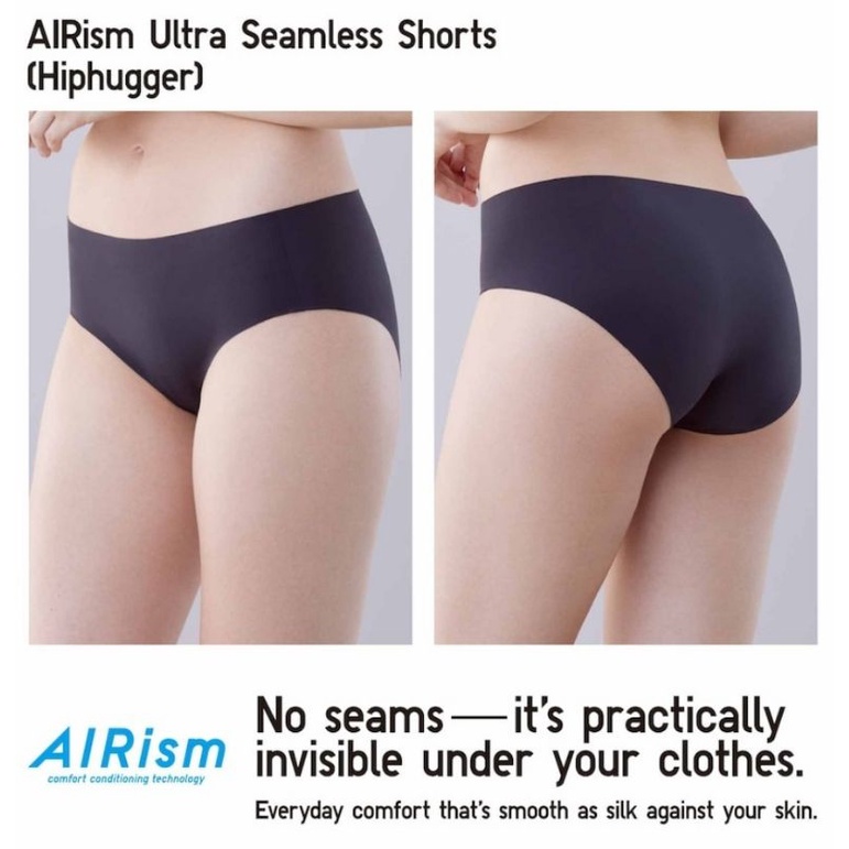 Uniqlo Women Airism Ultra Seamless Panties Shopee Philippines 