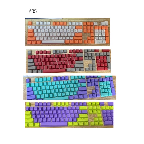 ABS keycap word transparent mechanical keyboard keycap cherry green tea ...