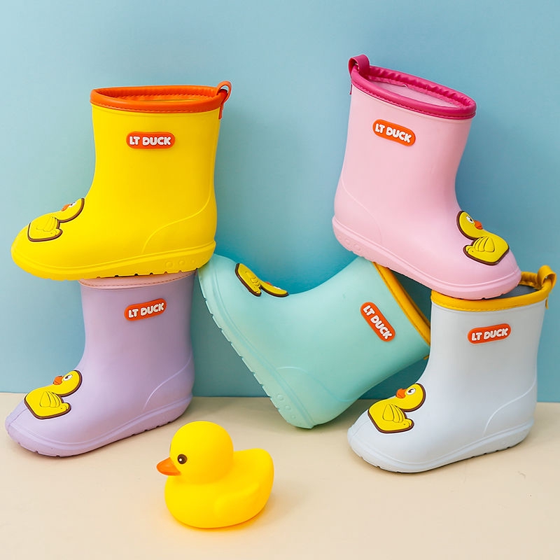 yellow duck rain boots