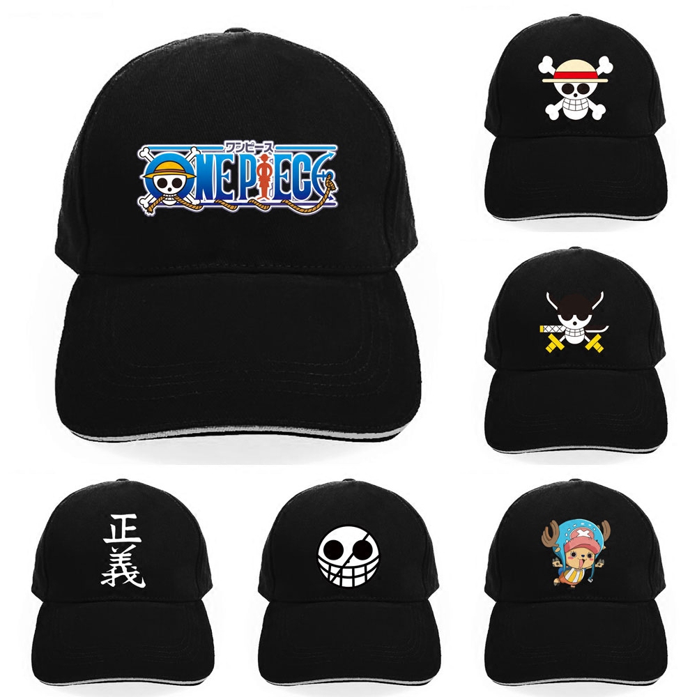 One Piece Luffy Animation Unisex Baseball Cap Shopee Philippines
