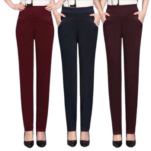 Jegging Slacks Pants for Women Elasticated waist 30-33 | Shopee Philippines