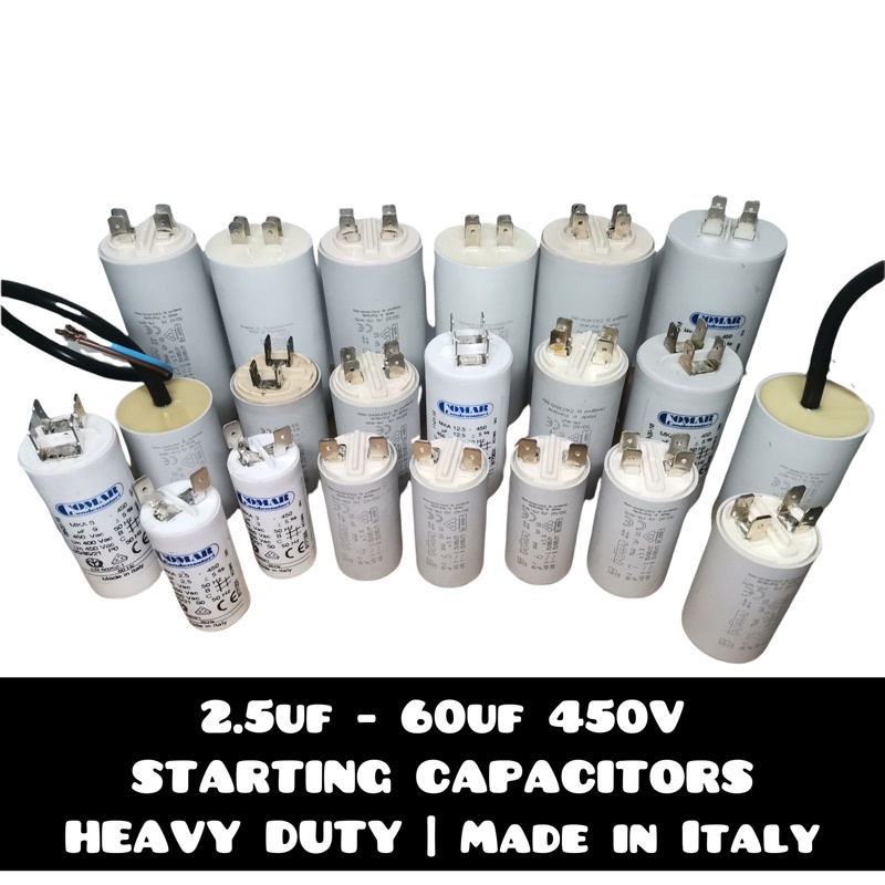 2.5uF - 18uF 450V Starting / Running Capacitor Comar or Italfarad | Made in  Italy | SK Electrical | Shopee Philippines